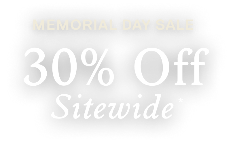 30% Off Sitewide*