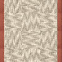 Suit Yourself Quarter Border - Linen / Spice - 4x6
