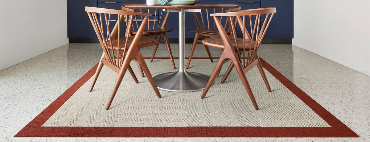 Suit Yourself Quarter Border - Linen / Mink - 4x6