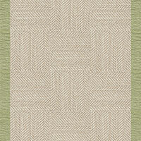 Suit Yourself Quarter Border - Linen / Mint - 4x6