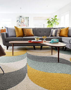 Retro Shag - Multi - 10x12